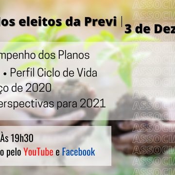 Eleitos da Previ fazem live dia 3 de dezembro