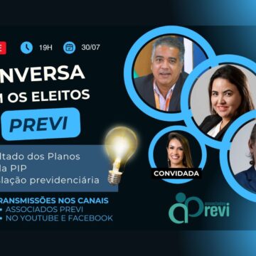 Live dos eleitos na quarta 30 discute desempenho da Previ e conquistas dos associados